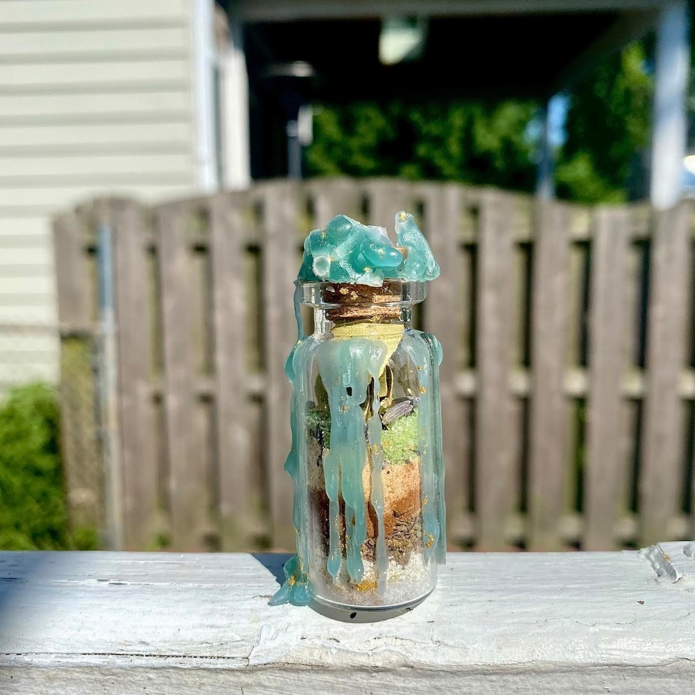 Money Drawing Spell Jar